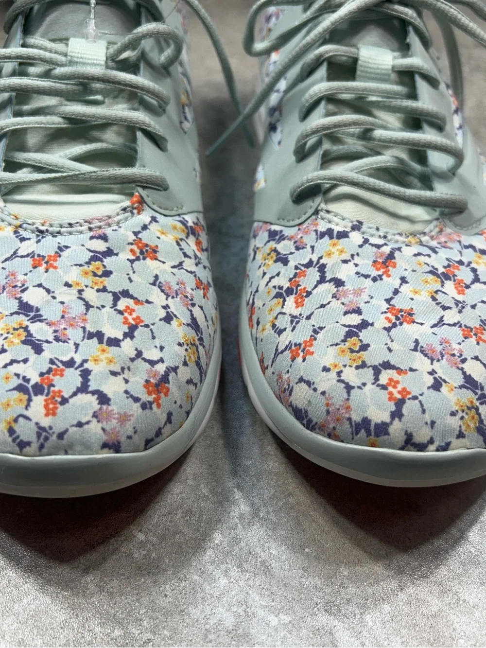 ASICS Fit Yui Women’s Size 10 Shoes Sneakers Casual Athletic Floral Mint Green